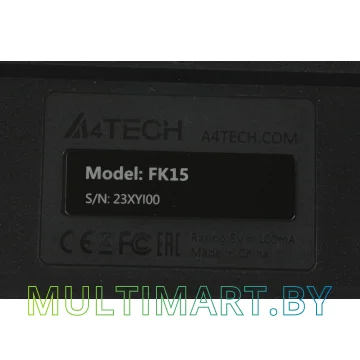 Комплект клавиатура + мышь A4Tech Fstyler F1512 (черный) картинка 14